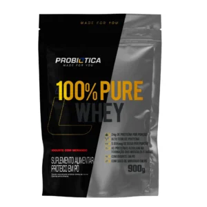 100% PURE WHEY Iorgute c/ Morango 900g  Probiotica