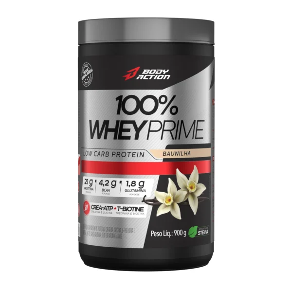 100% Whey Prime Baunilha 900g Bodyaction
