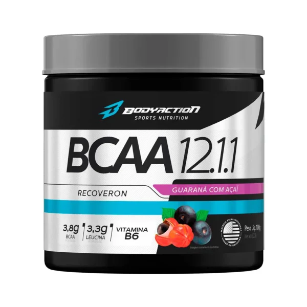 BCAA 12:1:1 Recoveron Guaraná com Açaí 100g Bodyaction