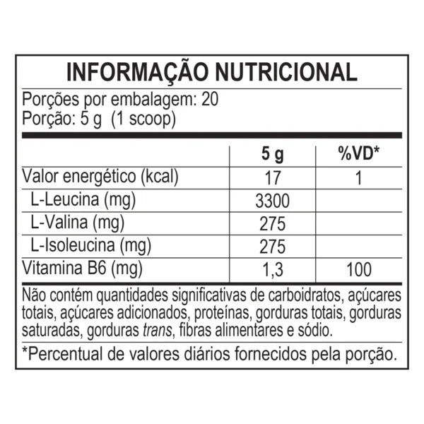 BCAA 12:1:1 Recoveron Guaraná com Açaí 100g Bodyaction - Imagem 2