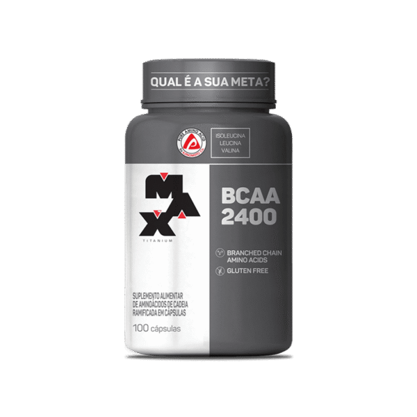 BCAA 2400 (100 cápsulas) Max Titanium