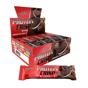 Barra de Proteína Crisp Cookies and Cream 12x45g Integralmedica