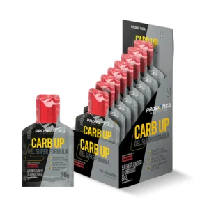Carb Up Gel Morango Silvestre Caixa C/10 Sachês com 30g Probiótica