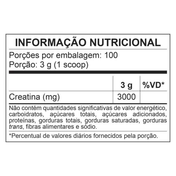 Creatina Monohidratada Pura 300g Bodyaction - Imagem 2