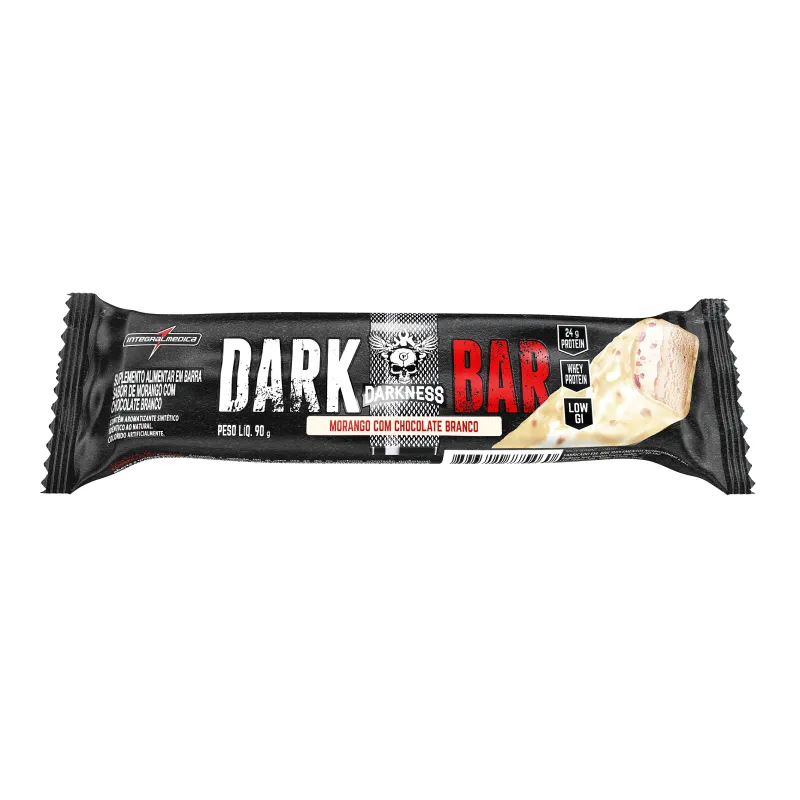 Dark Bar Morango com Chocolate Branco Integralmedica - Imagem 2