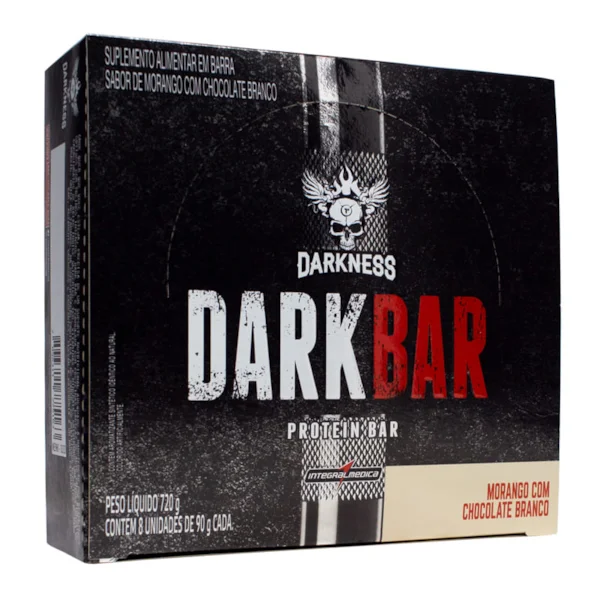 Dark Bar Morango com Chocolate Branco Integralmedica - Imagem 3