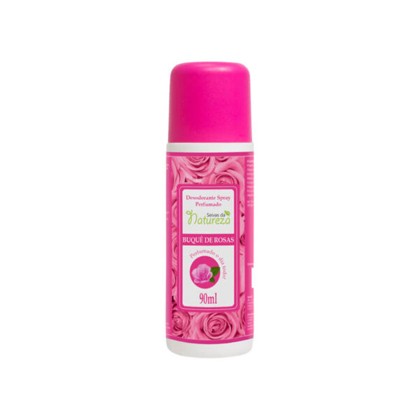 Desodorante Spray Seivas da Natureza Buquê de Rosas 90ml Aromatica