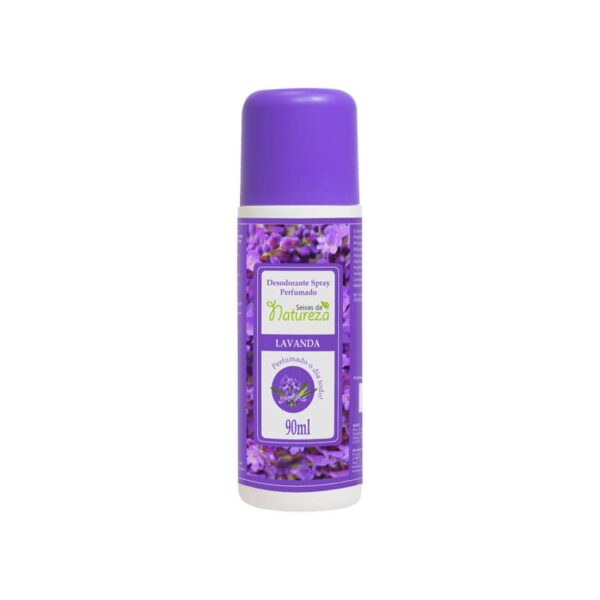 Desodorante Spray Seivas da Natureza Lavanda 90ml Aromatica