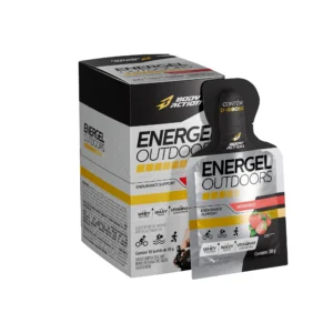 Energel Outdoors Morango Caixa c/10 Sachês de 30g Bodyaction
