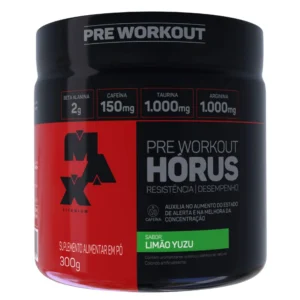 HÓRUS Pré-Treino Limão Yuzu 300g Max Titanium