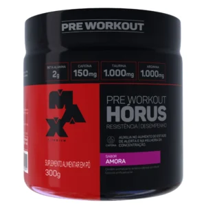 Hórus Pré-Treino Sabor Amora 300g Max Titanium