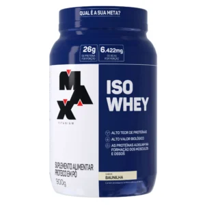 ISO Whey Baunilha 900g Max Titanium