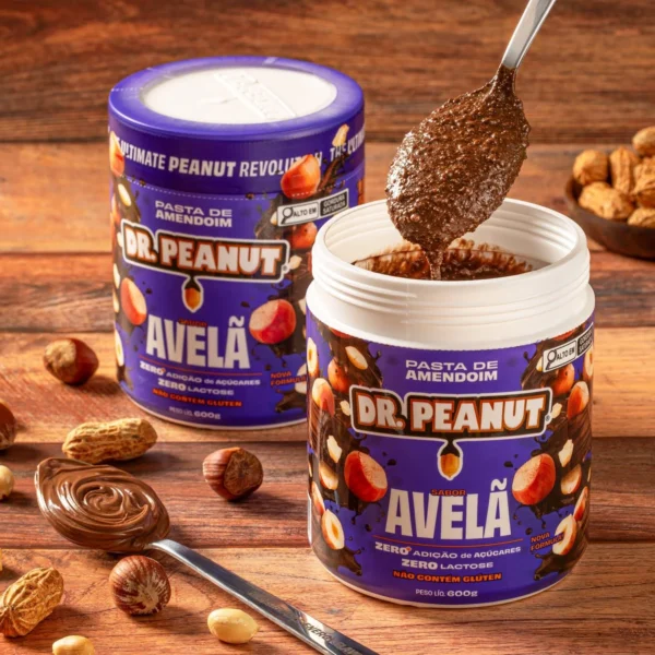 Pasta de Amendoim Avelã 600g Dr. Peanut - Imagem 3