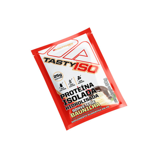 Tasty Iso Sorvete de Baunilha Pack com 12 Sachês Adaptogen - Imagem 2