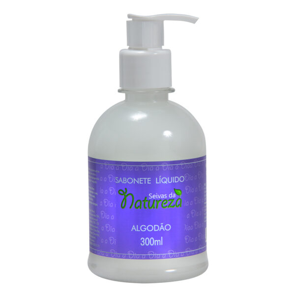 Sabonete Líquido Seivas da Natureza Algodão 300ml Aromatica