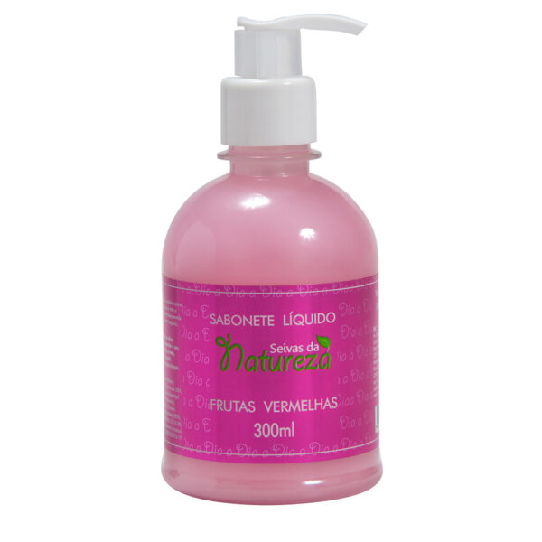 Sabonete Líquido Seivas da Natureza Frutas Vermelhas 300ml Aromatica