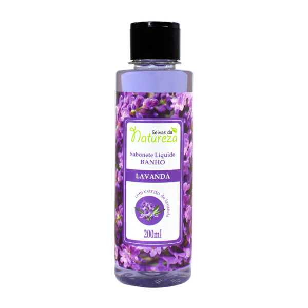 Sabonete Líquido Seivas da Natureza Lavanda 200ml Aromatica