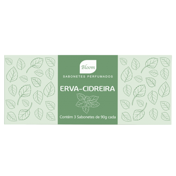 Sabonetes Erva-Cidreira Bloom – Estojo com 3 unidades 90g cada Aromatica - Imagem 2