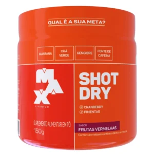 Shot Dry Frutas Vermelhas 150g Max Titanium