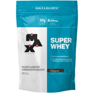 Super Whey Chocolate Refil 900g Max Titanium