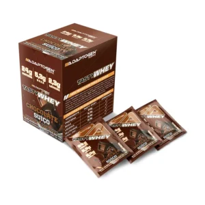 Tasty Whey Gourmet Chocolate Pack com 12 sachês de 34g  Adaptogen