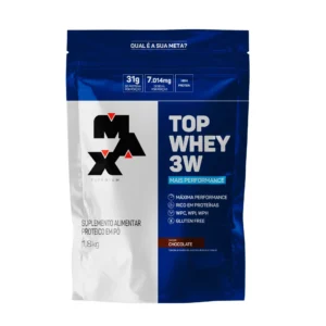 Top Whey 3W + Performance Chocolate 900g Max Titanium