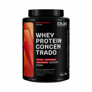 Whey Protein Concentrado Morango 900g Dux