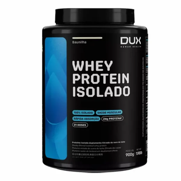 Whey Protein Isolado Baunilha 900g Dux
