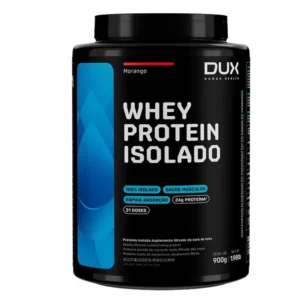 Whey Protein Isolado Morango 900g DUX
