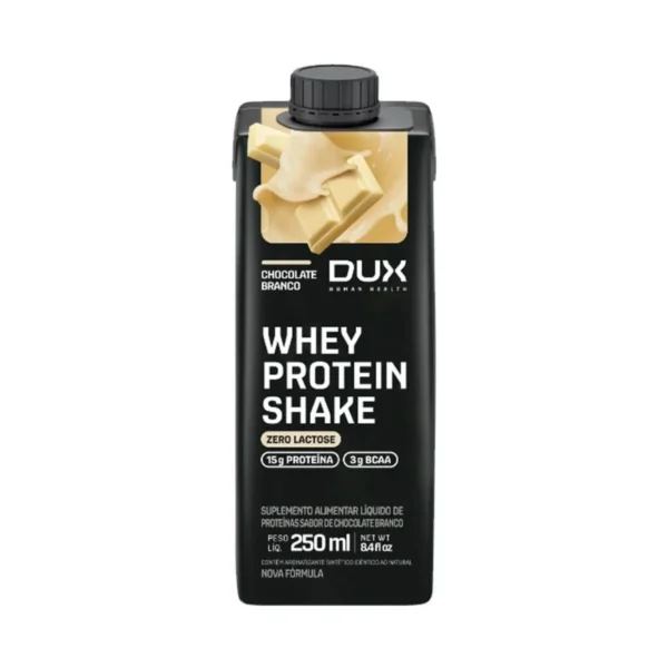 Whey Protein Shake Chocolate Branco 250ml Dux
