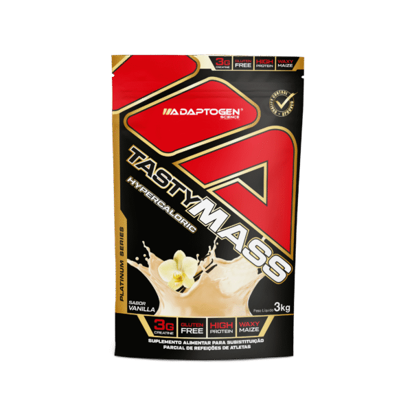 Tasty Mass Hipercalórico Baunilha 3kg Adaptogen