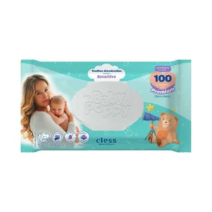 Baby Poppy Toalhas Umedecidas Sensitive 100 unidades Cless