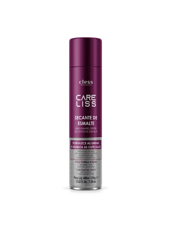 Secante de Esmalte Care Liss Spray 400ml Cless