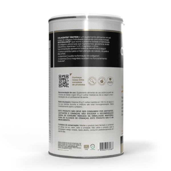 Colagentek Protein Tangerina 460g Vitafor - Imagem 3