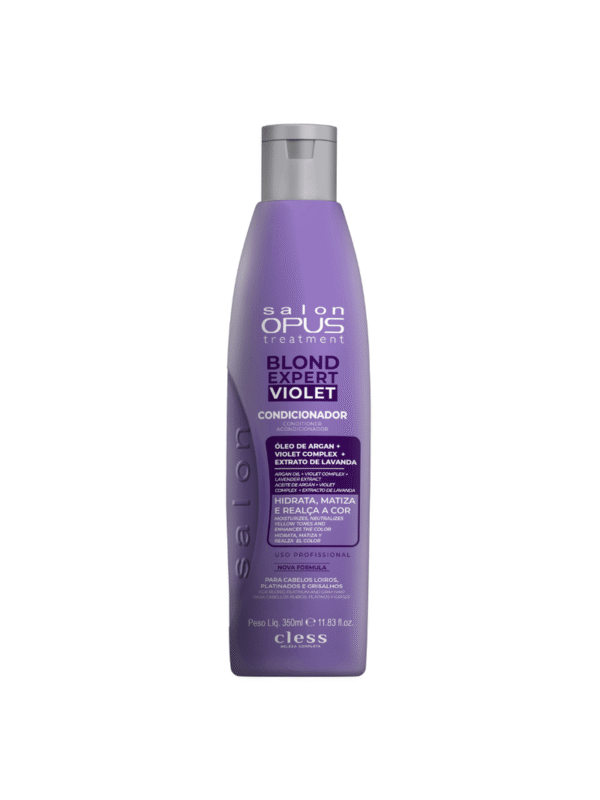 Condicionador Blond Expert Violet Salon Opus 350ml Cless
