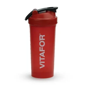 Coqueteleira Vem Viver Bem 600ml Vermelha Vitafor