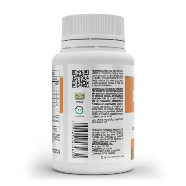 Curcuma Plus 60 Cáps. Vitafor - Imagem 3