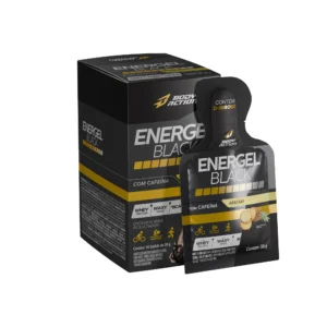 Energel Black Cafeína Abacaxi com Hortelã Caixa C/10 Sachês com 30g Bodyaction