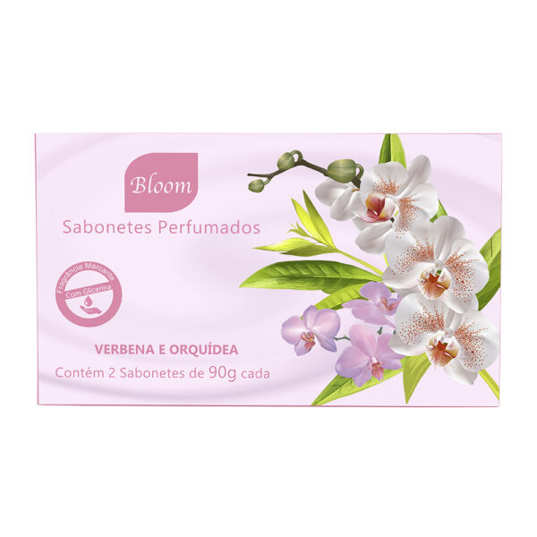 Estojo Sabonetes Bloom Verbena e Orquídea 90g Aromática - Imagem 2