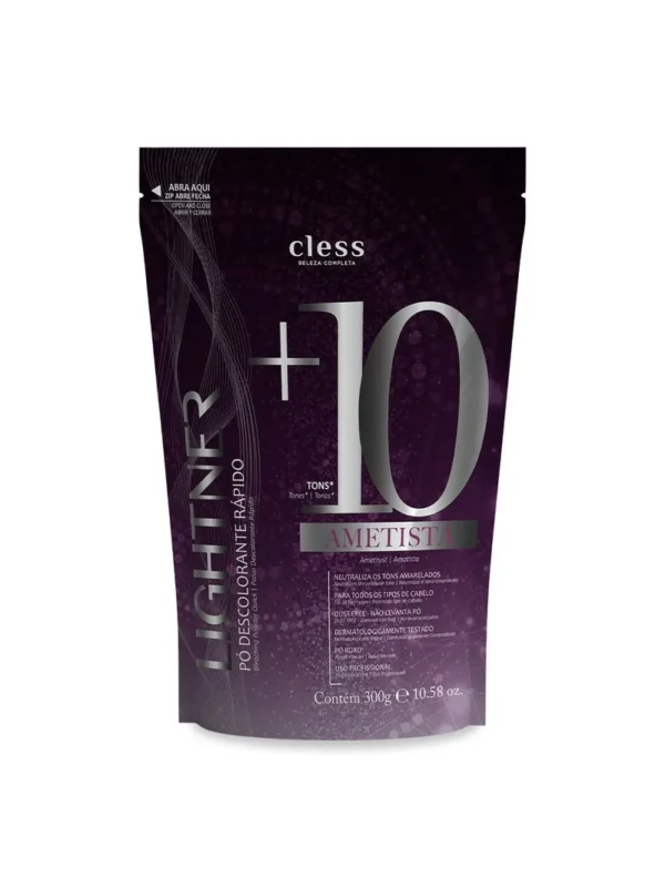 Lightner Pó Descolorante Ametista 300g Cless