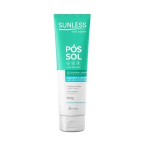 Loção Pós Camomila e Sol Aloe Vera Sunless 120g Farmax