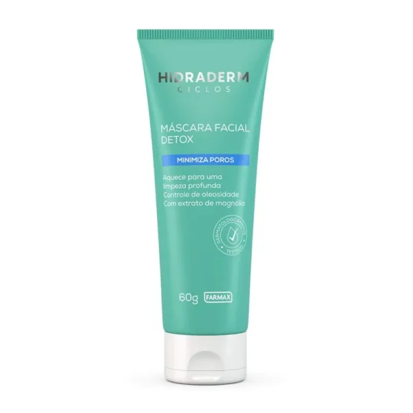 Máscara Facial Detox Hidraderm Ciclos 60g Farmax