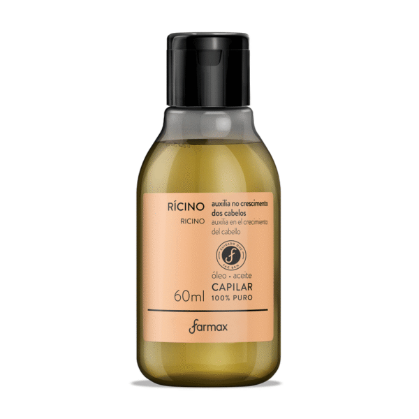 Óleo Capilar Puro Rícino 60ml Farmax
