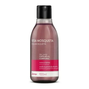 Óleo Capilar e Corporal Rosa Mosqueta 100ml Farmax