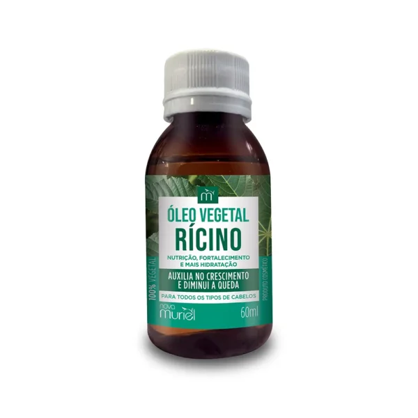 Óleo Vegetal de Umectação Capilar Ricino 60ml Muriel