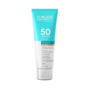 Protetor Solar Facial Bege Médio Sunless Fps50 60g Farmax