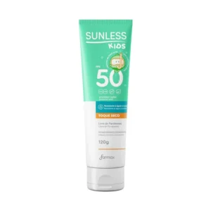 Protetor Solar Kids Toque Seco Sunless Fps50 120g Farmax
