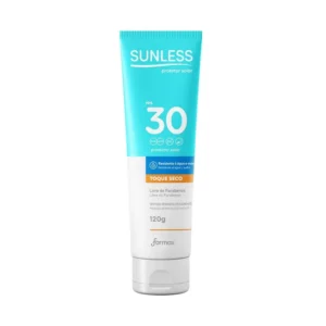 Protetor Solar Toque Seco Sunless Fps30 120g Farmax