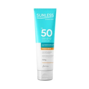 Protetor Solar Toque Seco Sunless Fps50 120g Farmax
