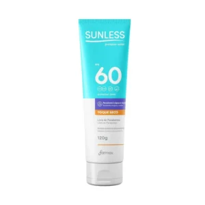 Protetor Solar Toque Seco Sunless Fps60 120g Farmax